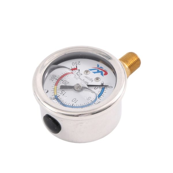 Wholesale Standard Thread Y40L-A Pressure Gauge Vacuum Water Air Pressure Meter Precision High Pressure Meter Pressure Instrument 1/8 1/4 NPT - Gambar 3