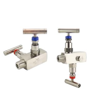 Integrated EF-3/EF-4 Stainless Steel 304 NPT1/2 Needle Valve Manifold for HVAC Systems
