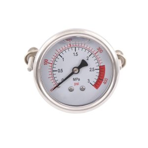 Y63L-UD Shock-proof Electroplated Pressure Gauge (0-3 MPa / 0-400 psi, 63mm Dial) for Water Oil Gas Systems