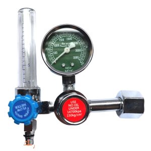 Medical Oxygen Inhaler G5/8 Internal Thread with Flowmeter Pressure Gauge for Home Use