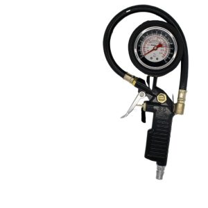SONGLIN High-Precision Car Tire Pressure Gauge (0-16 bar/0-230 psi) with Air Inflator Gun for Automotive Tire Maintenance and Monitoring