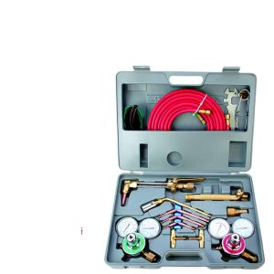 Multi-Purpose Welding & Cutting Torch Kit with Oxygen Acetylene Gauges for General Welding Applications