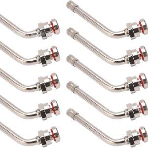 Truck Tire Valve Stem TR545D 90-Degree Valve Extension Adapter Compatible with Alcoa 22.5 inch and 24.5 inch Wheels