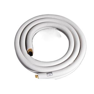 Universal HVAC Copper Pipe Extension Kit (6.35mm & 12.7mm OD, 3m Long) for Air Conditioner Outdoor Unit, Compatible with Chigo, Midea, etc.