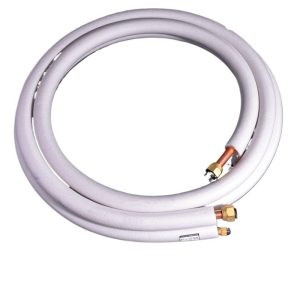Flexible Insulated Copper Tube Air Conditioning Line Set (9.52mm x 0.6mm + 15.88mm x 0.7mm) for HVAC Systems