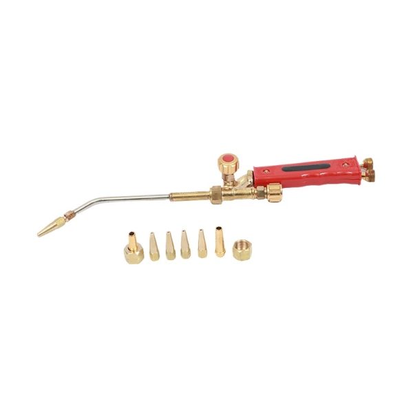Yongheng Acetylene Oxygen Heating Blow Torch Kit for Welding and Cutting, Full Copper Stainless Steel Injector Type Gas Cutter - Изображение 2