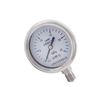Radial YTF-60H Stainless Steel Pressure Gauge M14*1.5 Thread Corrosion-Resistant for HVAC Systems