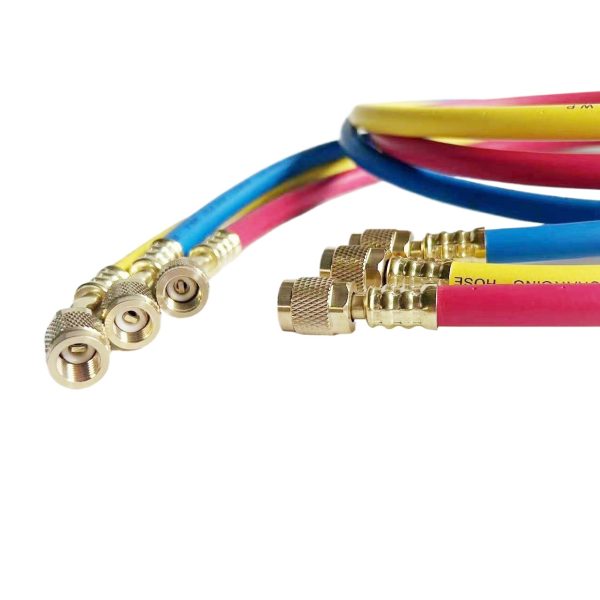 Manifold Gauge Set R22 R134a R410a A/C Refrigerant Charging Kit for Home Auto HVAC Systems - Image 3