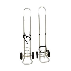 Portable Gas Cylinder Hand Trolley Cart (Single/Double, Stainless Steel) for Oxygen, Nitrogen, Acetylene Tanks 10L