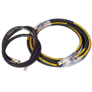 Hydraulic Grease Gun Hose with Steel Wire Braid (DIN EN853 1SN DN6, 280BAR / 60 MPa) for Foot Operated & Pneumatic Grease Guns