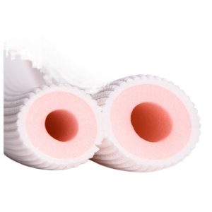 Flame Retardant HPF Elastomeric Foam Pipe Insulation 13mm Embossed Composite for HVAC B1 Grade Waterproof Air Conditioning