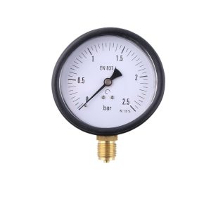 Radial Pressure Gauge 100MM (0-2.5 bar, KI 1.6%) for Industrial HVAC Systems