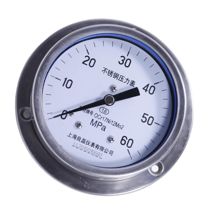 Lianglei Y103-B-F Stainless Steel Pressure Gauge (0-1.6MPa) for HVAC Systems - Image 2