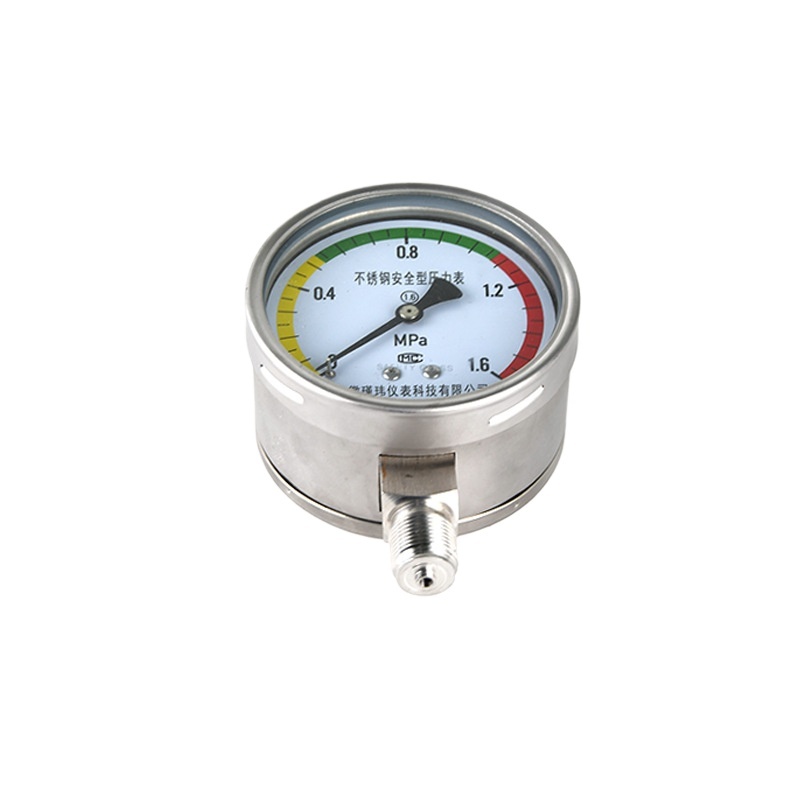 Stainless Steel Safety Pressure Gauge (0-1.6MPa, 1.6 Accuracy, M20*1.5 Thread) for Water/Oil/Gas Systems, Replaces Jinwei Instrument Pressure Gauges - Image 3
