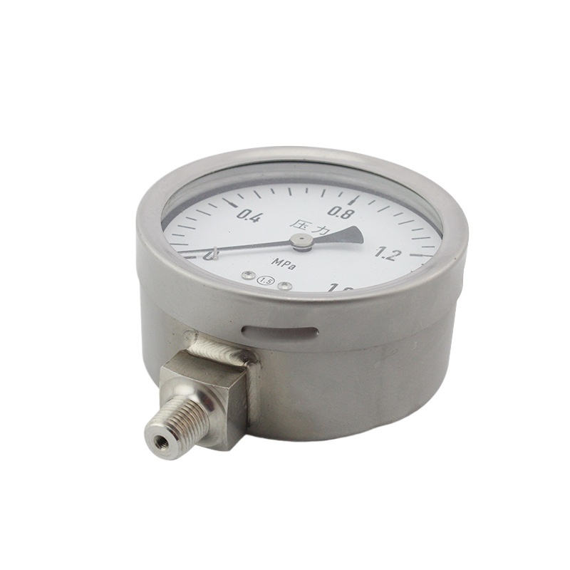 Radial Stainless Steel Pressure Gauge Y-50 (0-1.6 MPa, 1.5 Accuracy) for HVAC Systems - Image 2