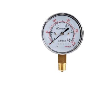 Micro Pressure Gauge YE-60 (0-2.5Kpa) for Water, Oil, Gas Pressure Measurement