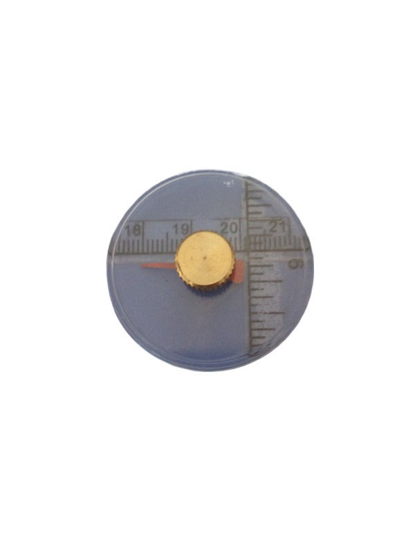 Industrial Pressure Gauge Y40-150 with Memory Pointer Y60 for Coal Mines, Total Length 34.5mm, Center Distance 23mm, Replaces 1037# - Image 2