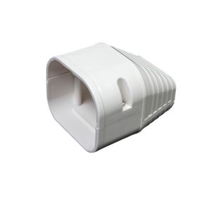 HE LING Air Conditioner Decorative Pipe Cover End Cap (75x65mm) for HVAC Systems