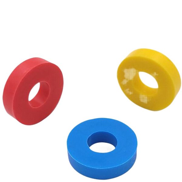AC Indoor Unit Isolation Damper Ring for Air Duct Units, Anti-Vibration Rubber Pad for New Fresh Air Systems, Diameter 25mm, Thickness 6mm, Inner Hole 10mm - Imej 3