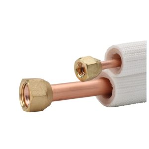 Pure Copper HVAC Refrigeration Tube with Insulated Foam Line Set (6.35mm & 9.52mm OD) for 1P/1.5P/2P/3P/5P AC Units
