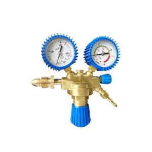 Italian Style CO2 Argon Acetylene Pressure Reducer Full Copper High Pressure Oxygen Regulator for Industrial Gas Cylinders