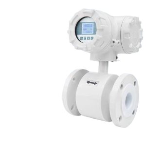ELECALL Smart Electromagnetic Flow Meter High Precision Liquid Flow Meter PTFE Lined RS485 Communication for Sewage Slurry Strong Acid Alkali