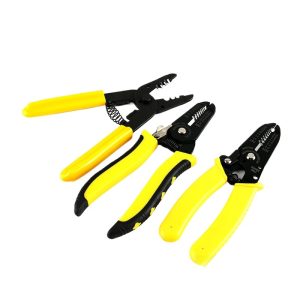 ELECALL 3-in-1 Automatic Wire Stripper (0.6-2.6mm/22-10 AWG) with Insulation Clamp and Cutter for Electrician Tools