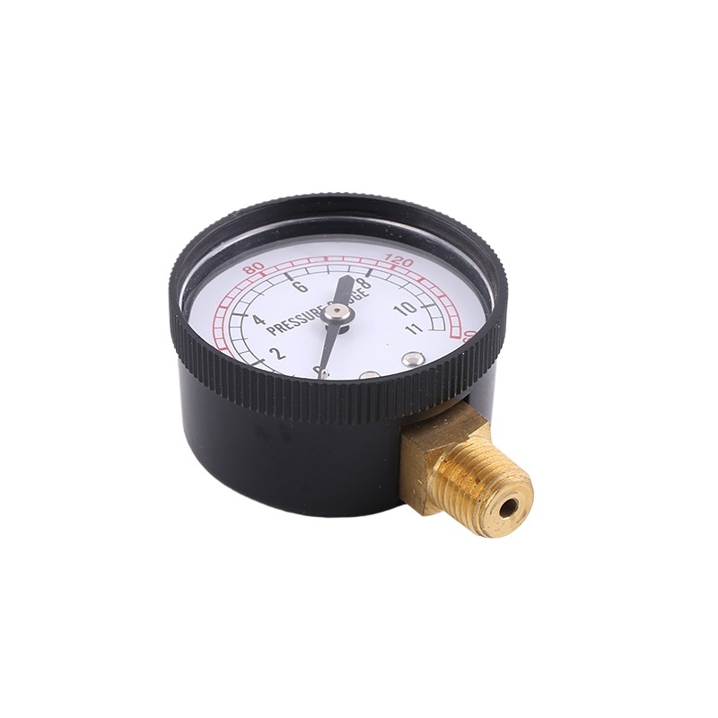 Pressure Gauge 50mm ABS Case Copper Connector 0-11kg/cm2 for HVAC Systems - Image 3