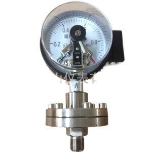 Electrode Diaphragm Pressure Gauge YXC100/ML (100mm, 0-0.8MPa, 380V) with Threaded Connection & Limit Contacts