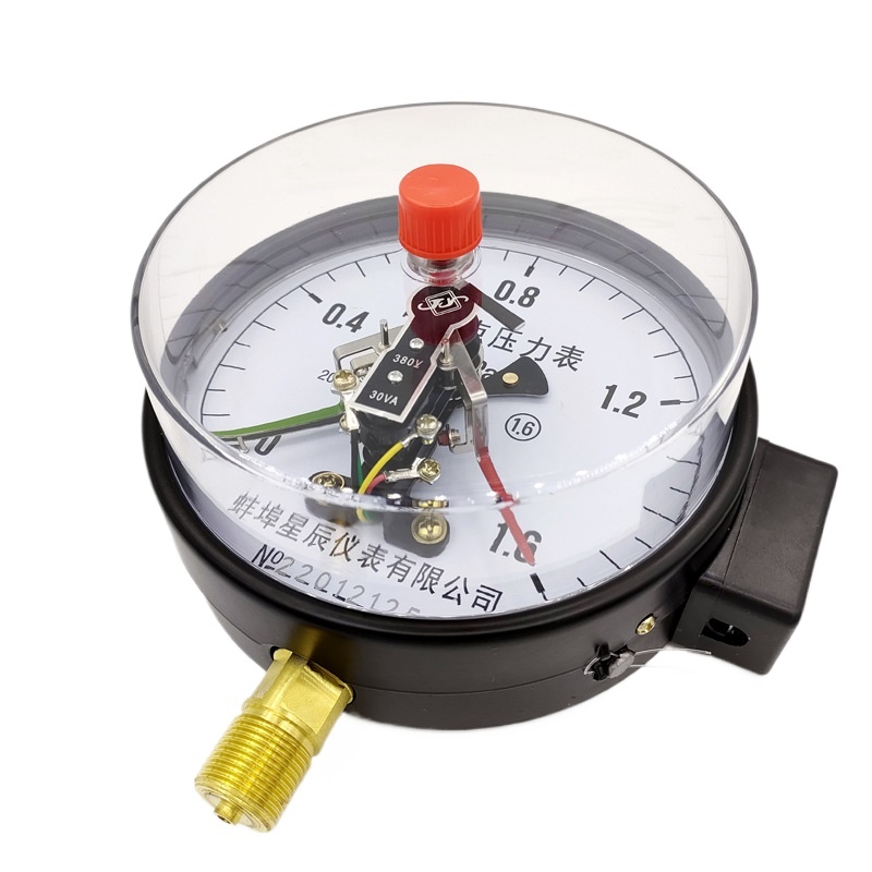 Magnetic Electric Contact Pressure Gauge YXC-150 Series (0-1.6MPa, 380V 30VA) for Water, Gas, Oil, Hydraulic Systems - Image 2
