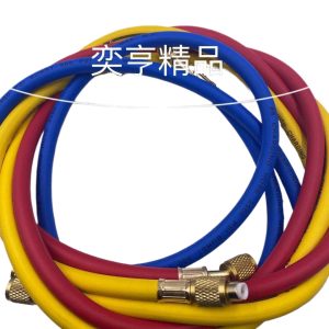 HVAC Refrigerant Charging Hoses (3-Pack) - 500 PSI Working Pressure, 2500 PSI Burst Pressure for R22, Home AC and Auto HVAC