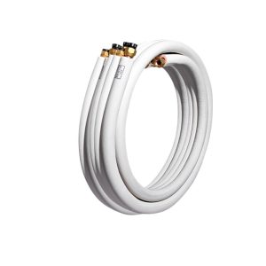 Universal R410 Copper Refrigerant Insulation Connection Pipe (6.35*0.6+15.88*0.7) for HVAC Systems