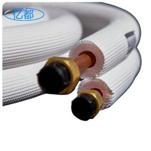 Heavy Duty Insulated Copper Tube HVAC Line Set (6.35mm & 9.52mm OD, 0.6mm Wall) for Midea Gree 1-1.5HP AC Unit