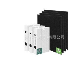 Replacement HEPA Filter R and Carbon Pre-Filter A Set for Honeywell HPA300 Air Purifier, Pack of 3 HEPA and 3 Pre-Filters