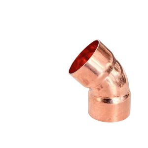 Copper 45 Degree Elbow Pipe Fitting (0.8-2mm Wall Thickness, 10-80mm ID) for HVAC Refrigeration & Plumbing