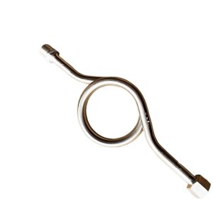 Stainless Steel Pressure Gauge Buffer Tube 304 Inner-Outer Thread O-Bend Tube for Instrument Accessories M20*1.5