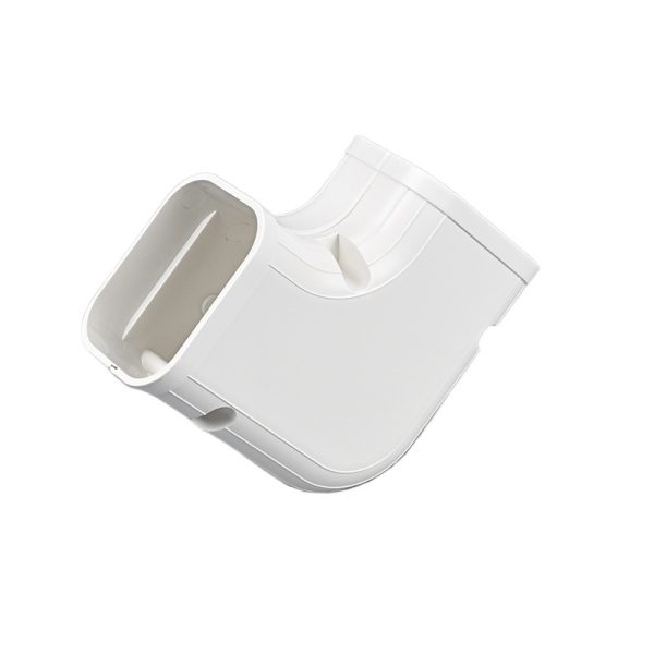 Horizontal PVC AC Line Set Cover Elbow (WTG160120-C) for Mini Split & Central Air Conditioning Systems, Replaces WTG160120-C - 이미지 3