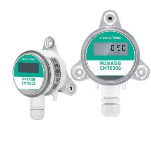 ELECALL EM7000S High Precision Digital Differential Pressure Transmitter (0-10V, 4-20mA Output, RS485 Communication) for HVAC Systems