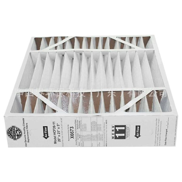 Healthy Climate Air Cleaner Filter 20x25x5 Merv 11 for Lennox HCF20-11, Replaces X6673 - Imej 2