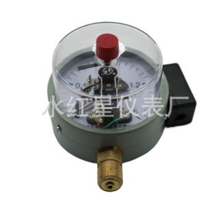 Red Star YX-100 Electric Contact Pressure Gauge (100mm, 0-1.6MPa) for Fluid Measurement & Air Pressure Systems