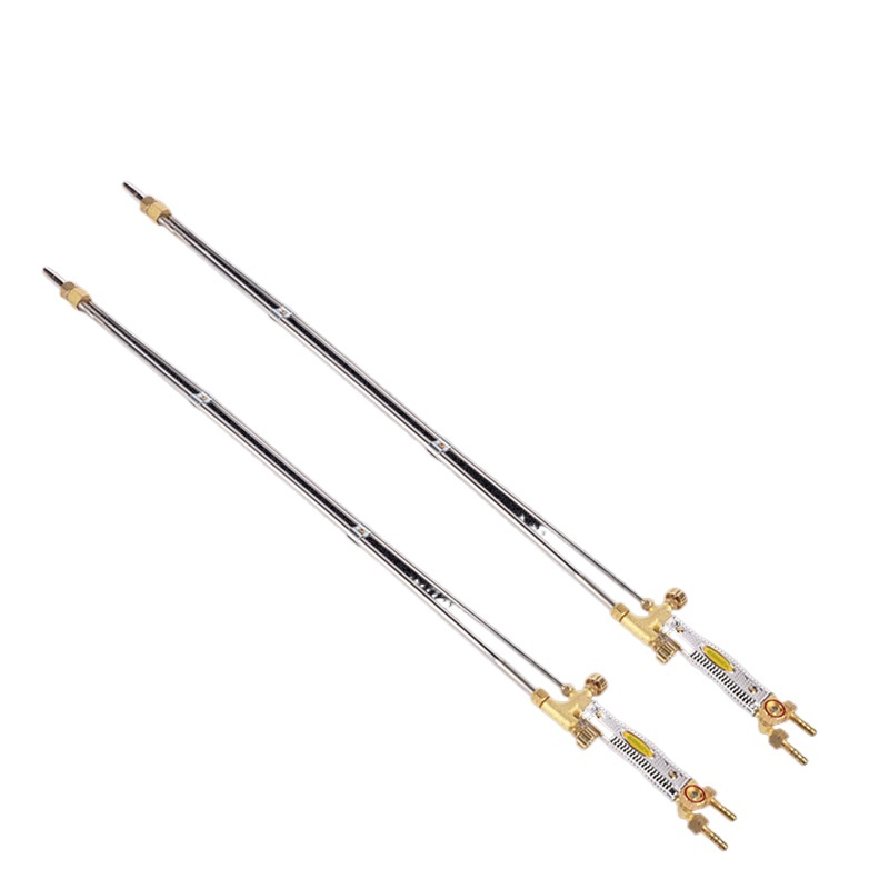 Yuepai 100# Straight Head Extended Stainless Steel Cutting Torch Kit 0.8-1.5m, Oxy-Acetylene Gas Cutter for Steel Welding & Engineering - Image 3