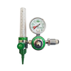 Medical Oxygen Regulator with Flowmeter (0-15 L/min Output, 0-4000 PSI Pressure Gauge)