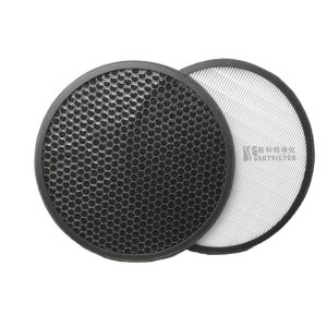 Custom Round HEPA Air Purifier Filter PM2.5 Activated Carbon Replacement for HVAC Systems
