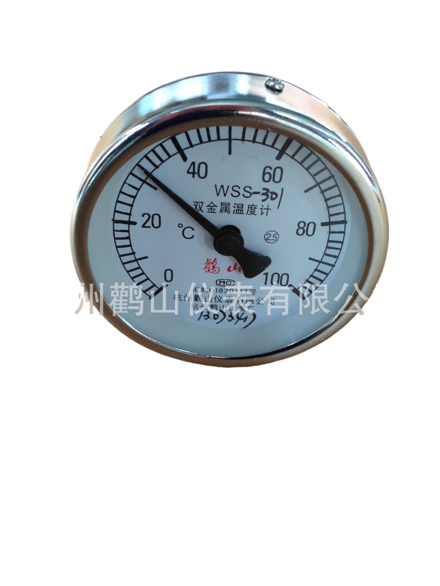 Bimetal Thermometer WSS301 Industrial Aluminum Case Thermometer with 0-100℃ Measuring Range, 60mm Diameter - Image 3