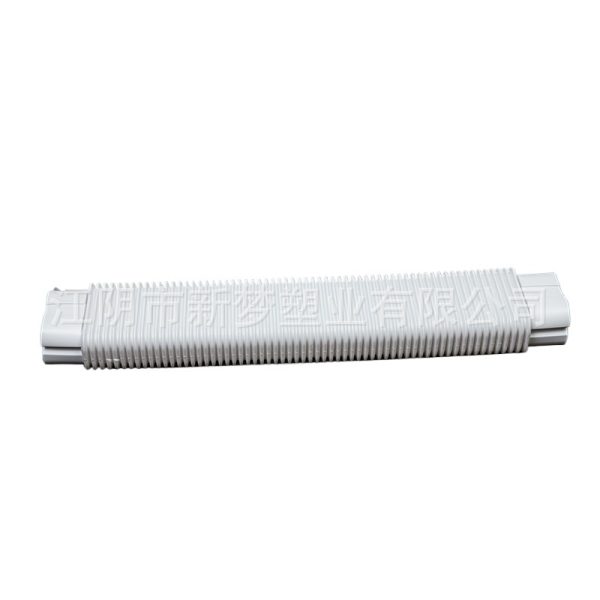 Flexible PVC Air Conditioner Duct Hose (75-160mm Diameter) for HVAC System Decoration & Waterproofing, HE LING Brand - Imej 4