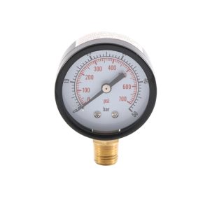 Y50P-A Pressure Gauge for Water, Air, Steam, Boiler Systems (PSI/Bar) Replaces Y50P-A Pressure Meters