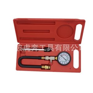 Automotive Engine Cylinder Compression Tester Gauge Kit (0-300 PSI/0-21 Bar) for Car HVAC Systems