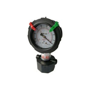 Membrane Pressure Gauge (63mm, 0-3 kg/cm², 2 Acc.1.5) for HVAC Systems, Replaces YN63PP Dual Face