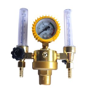 Industrial Argon/CO2 Gas Pressure Regulator with Dual Flow Meters (0-25Mpa) for MIG/TIG Welding