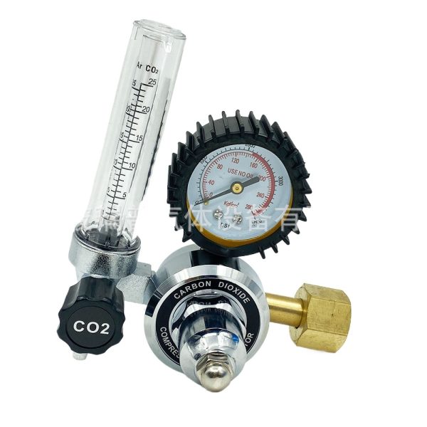 Middle East CO2 Pressure Reducer Regulator for Gas Cylinder with Gauge for Welding and Aquarium - รูปภาพ 3